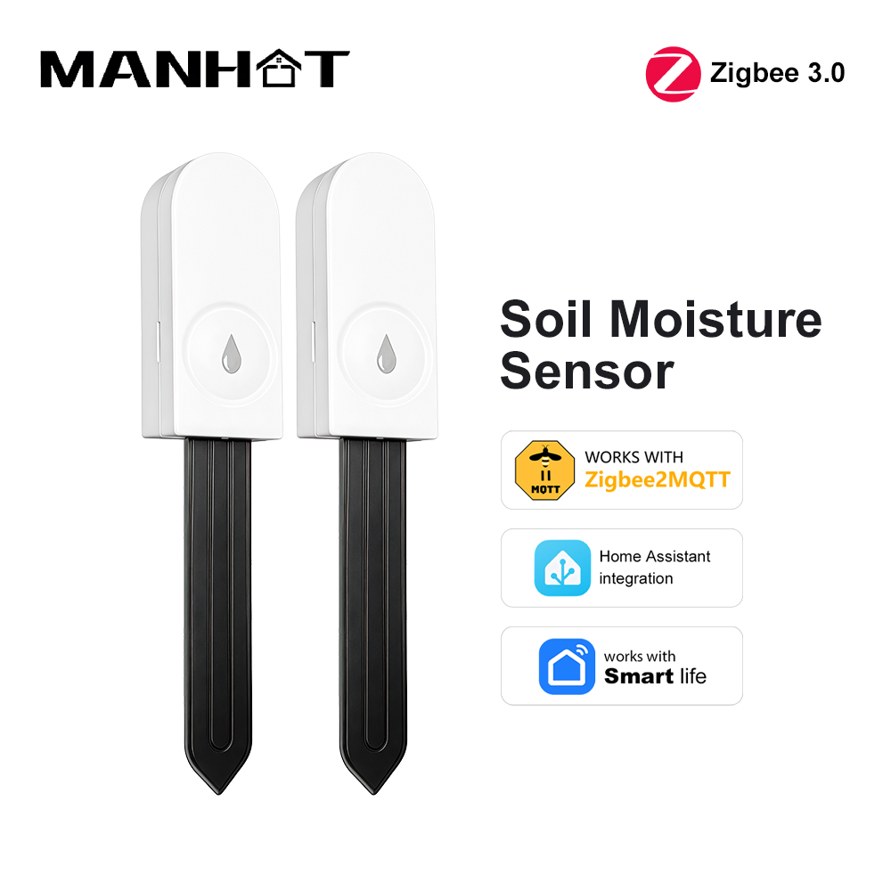 Smart Garden System - Capteur d'humidité du sol Zigbee 3.0,
