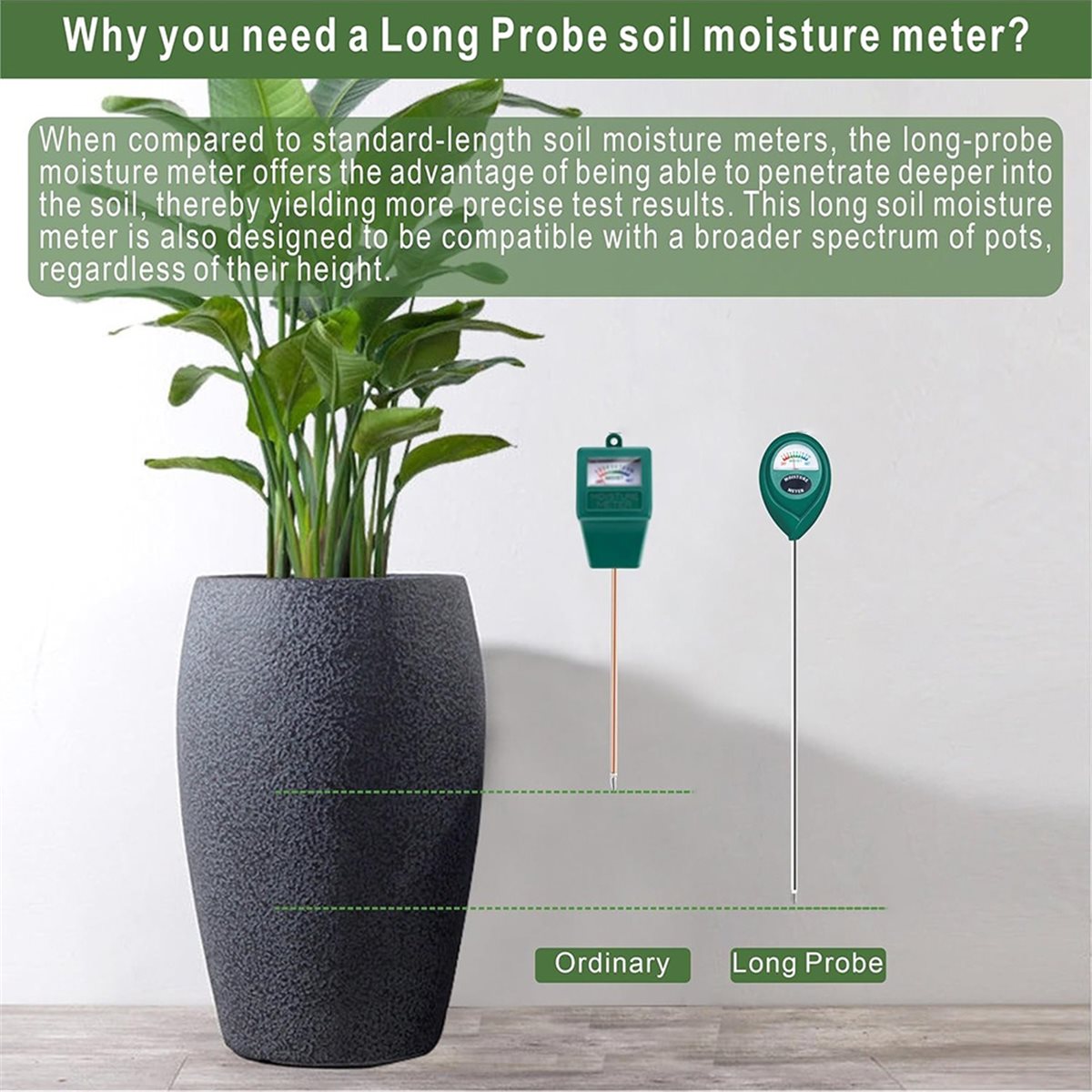Plant Monitor - Hygromètre à sonde longue LNHF pour