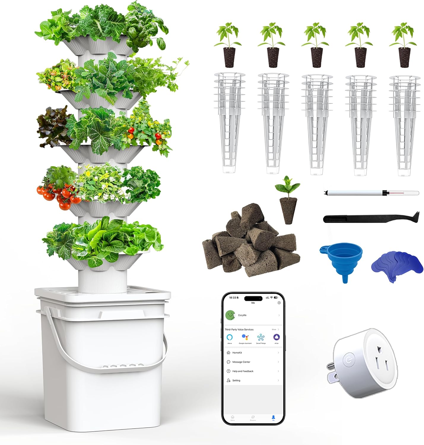 Indoor Garden Kit - Kit de système de culture hydroponique,