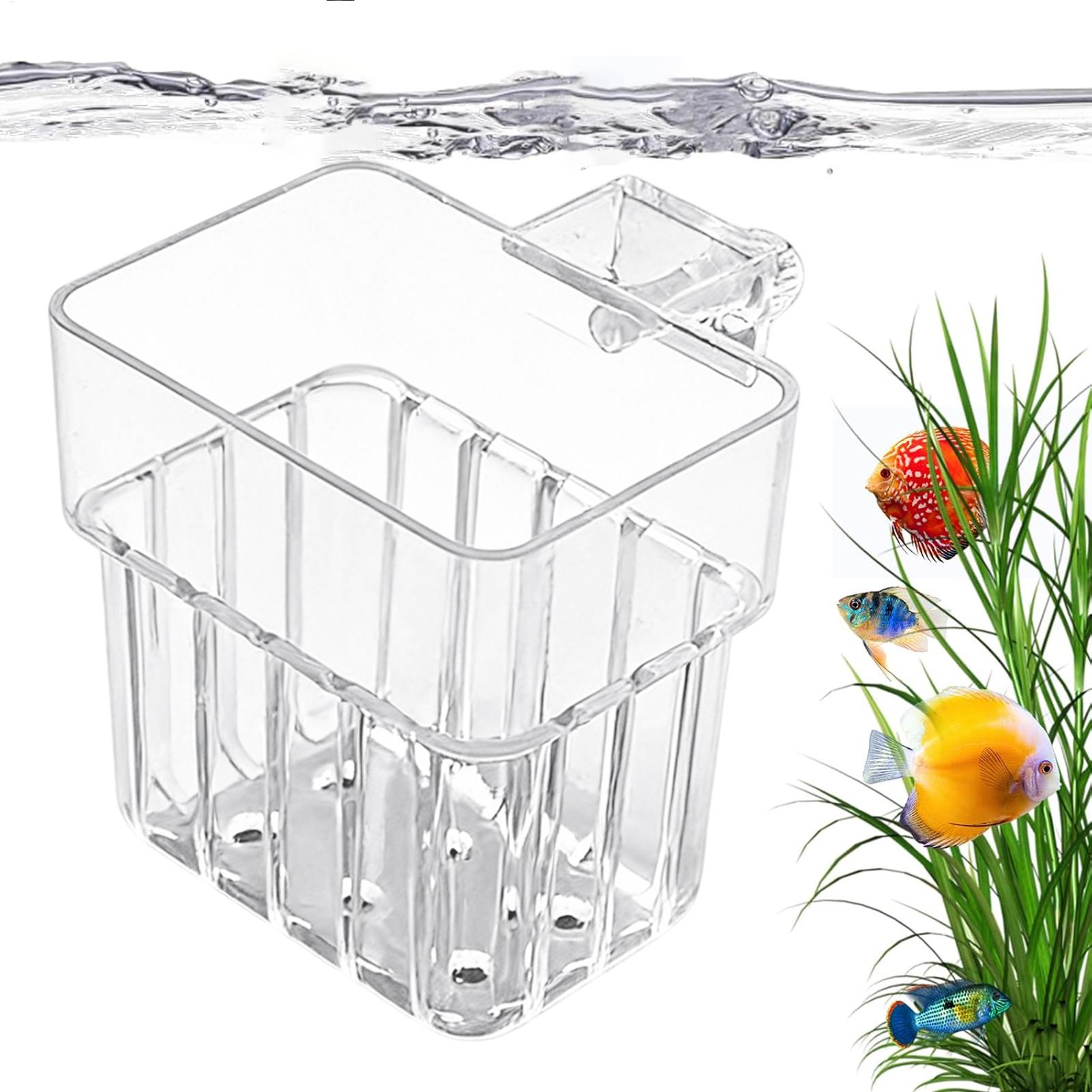 Hydroponic Grow Pod - Support transparent suspendable pour plantes d'aquarium,
