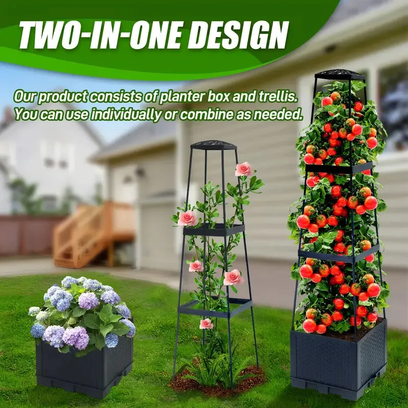 Tour à tomates avec bac de pla - Hydroponic Tower avis et prix