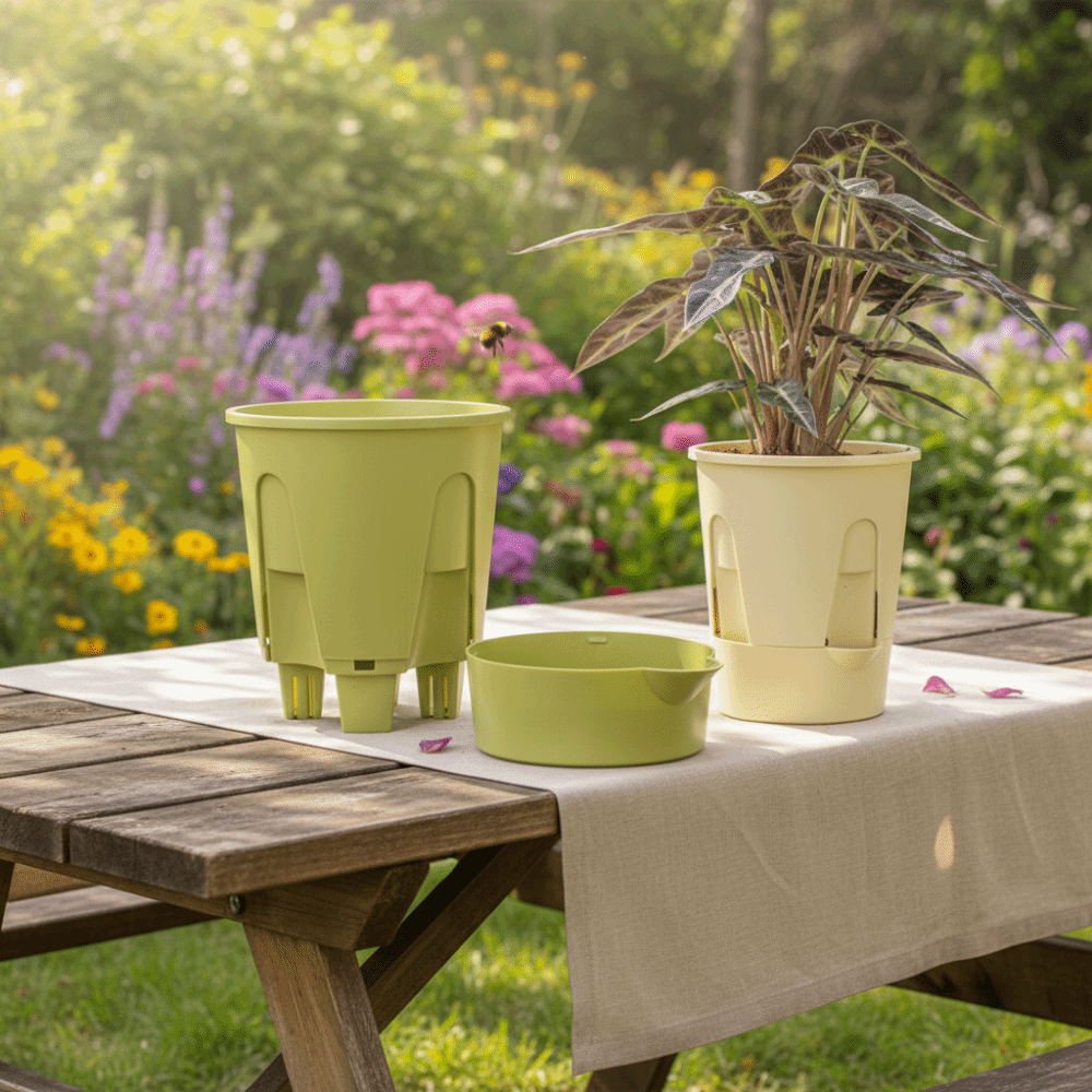 Pot de fleurs auto-absorbant e - Hydroponic Tower avis et prix