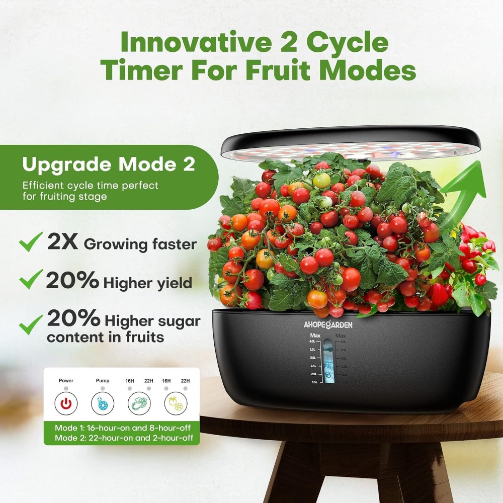 Jardin hydroponique à 12 pots  - Indoor Garden Kit avis et prix